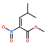 2-Pentenoic acid, 4-methyl-2-nitro-, methyl ester