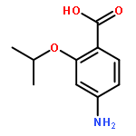 Benzoic acid, 4-amino-2-(1-methylethoxy)-