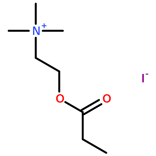 Ethanaminium,N,N,N-trimethyl-2-(1-oxopropoxy)-, iodide (1:1)