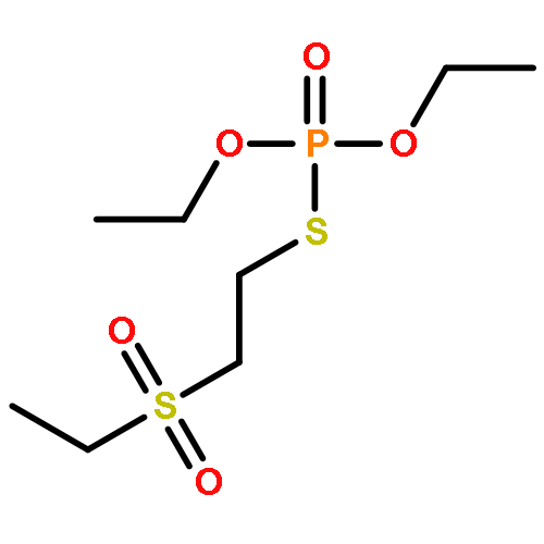 Phosphorothioic acid,O,O-diethyl S-[2-(ethylsulfonyl)ethyl] ester