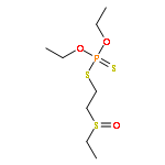 Phosphorodithioic acid,O,O-diethyl S-[2-(ethylsulfinyl)ethyl] ester