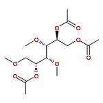 D-Glucitol, 3,4,6-tri-O-methyl-, triacetate