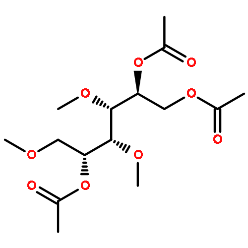 D-Glucitol, 3,4,6-tri-O-methyl-, triacetate