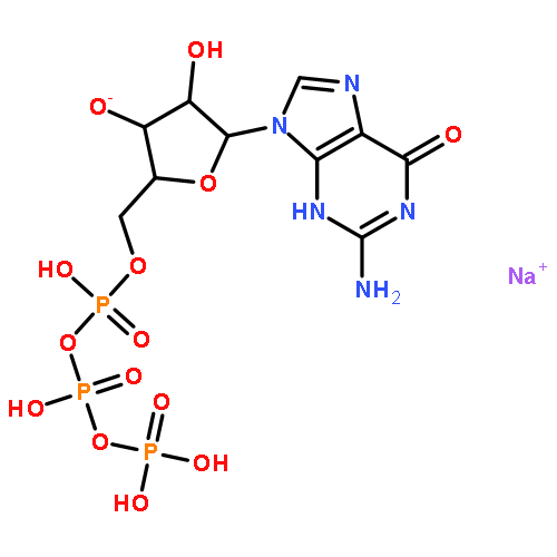 Guanosine5'-(tetrahydrogen triphosphate), sodium salt (1:?)