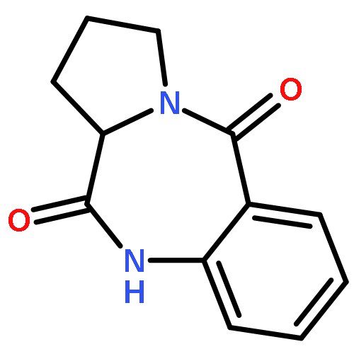 (+)-2,3-dihydro-1H-benzo[e]pyrrolo[1,2-a][1,4]diazepine-5,11(10H,11aH)-dione