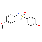 Benzenesulfonamide, 4-methoxy-N-(4-methoxyphenyl)-