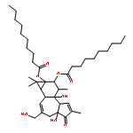 Decanoic acid,(1aR,1bS,4aR,7aS,7bS,8R,9R,9aS)-1,1a,1b,4,4a,5,7a,7b,8,9-decahydro-4a,7b-dihydroxy-3-(hydroxymethyl)-1,1,6,8-tetramethyl-5-oxo-9aH-cyclopropa[3,4]benz[1,2-e]azulene-9,9a-diylester