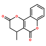 2H,5H-Pyrano[3,2-c][1]benzopyran-2,5-dione, 3,4-dihydro-4-methyl-