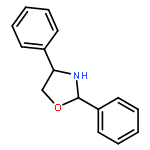 Oxazolidine, 2,4-diphenyl-, (4R)-