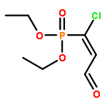 Phosphonic acid, [(1Z)-1-chloro-3-oxo-1-propenyl]-, diethyl ester