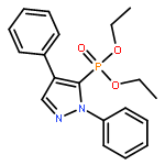 Phosphonic acid, (1,4-diphenyl-1H-pyrazol-5-yl)-, diethyl ester