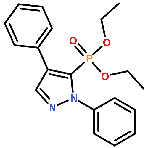 Phosphonic acid, (1,4-diphenyl-1H-pyrazol-5-yl)-, diethyl ester