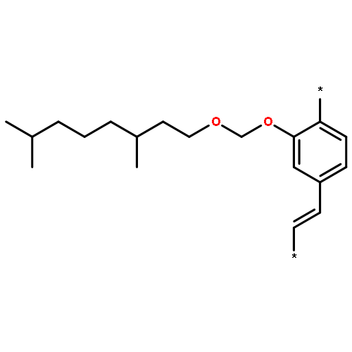 Poly[[[(3,7-dimethyloctyl)oxy]methoxy-1,4-phenylene]-1,2-ethenediyl]