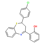 Phenol, 2-[2-(4-chlorophenyl)-2,3-dihydro-1,5-benzothiazepin-4-yl]-