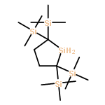 Silacyclopent-1-ylidene, 2,2,5,5-tetrakis(trimethylsilyl)-