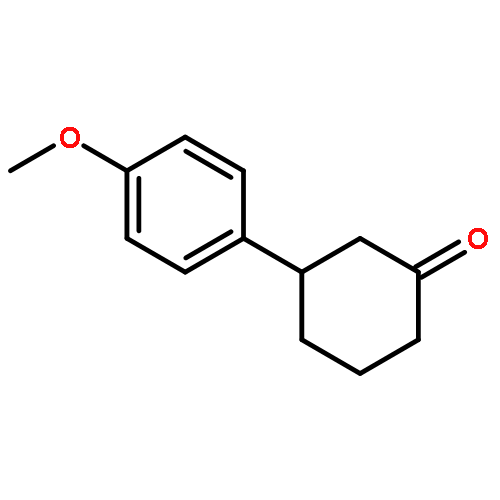 Cyclohexanone, 3-(4-methoxyphenyl)-, (3S)-
