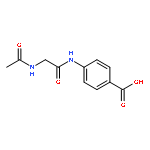 Benzoic acid, 4-[[(acetylamino)acetyl]amino]-