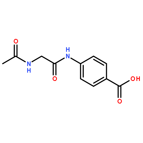 Benzoic acid, 4-[[(acetylamino)acetyl]amino]-