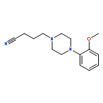 1-Piperazinebutanenitrile, 4-(2-methoxyphenyl)-