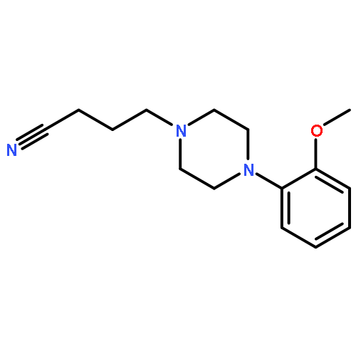 1-Piperazinebutanenitrile, 4-(2-methoxyphenyl)-