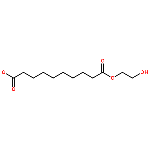 10-(2-hydroxyethoxy)-10-oxodecanoate