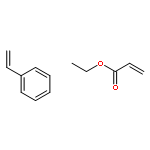 2-Propenoic acid,esters,ethyl ester,polymer with ethenylbenzene 