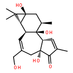 5H-Cyclopropa[3,4]benz[1,2-e]azulen-5-one,1,1a,1b,4,4a,7a,7b,8,9,9a-decahydro-4a,7b,9a-trihydroxy-3-(hydroxymethyl)-1,1,6,8-tetramethyl-,(1aR,1bS,4aR,7aS,7bR,8R,9aS)-