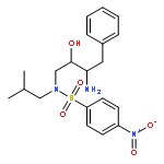 Benzenesulfonamide,N-[(2R,3S)-3-amino-2-hydroxy-4-phenylbutyl]-N-(2-methylpropyl)-4-nitro-