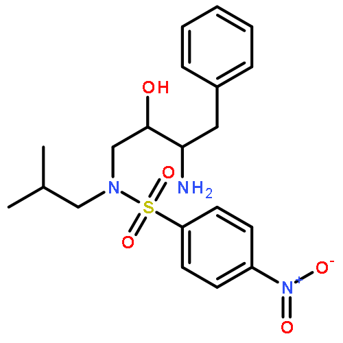 Benzenesulfonamide,N-[(2R,3S)-3-amino-2-hydroxy-4-phenylbutyl]-N-(2-methylpropyl)-4-nitro-