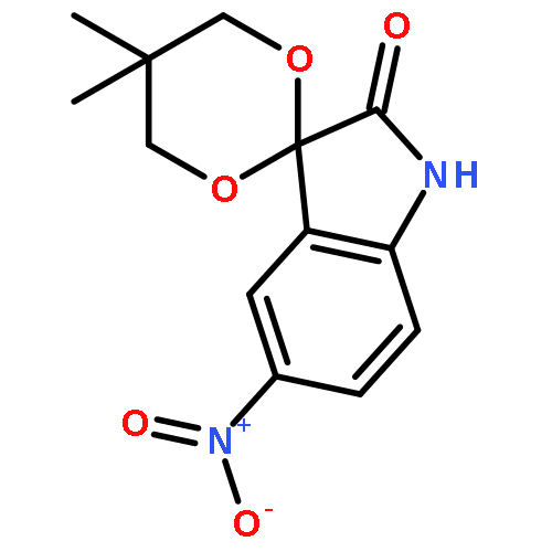 Spiro[1,3-dioxane-2,3'-[3H]indol]-2'(1'H)-one, 5,5-dimethyl-5'-nitro-