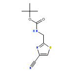 Tert-butyl N-[(4-cyano-1,3-thiazol-2-yl)methyl]carbamate