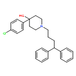 4-Piperidinol, 4-(4-chlorophenyl)-1-(4,4-diphenylbutyl)-