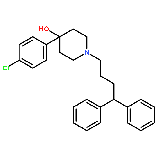 4-Piperidinol, 4-(4-chlorophenyl)-1-(4,4-diphenylbutyl)-