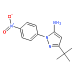 1H-Pyrazol-5-amine,3-(1,1-dimethylethyl)-1-(4-nitrophenyl)-