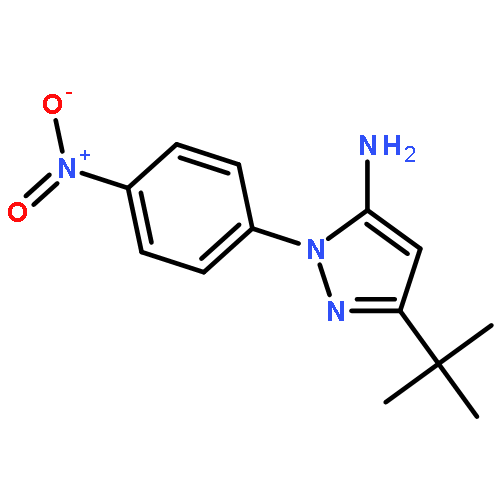 1H-Pyrazol-5-amine,3-(1,1-dimethylethyl)-1-(4-nitrophenyl)-