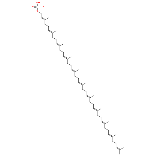 (2E,6E,10E,14E,18E,22E,26E,30E,34E,38E)-3,7,11,15,19,23,27,31,35,39,43-undecamethyltetratetraconta-2,6,10,14,18,22,26,30,34,38,42-undecaen-1-yl dihydrogen phosphate