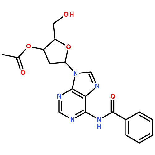 Adenosine, N-benzoyl-2'-deoxy-, 3'-acetate