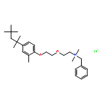 Benzenemethanaminium,N,N-dimethyl-N-[2-[2-[methyl-4-(1,1,3,3-tetramethylbutyl)phenoxy]ethoxy]ethyl]-,chloride (1:1)