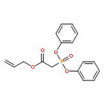 Acetic acid, (diphenoxyphosphinyl)-, 2-propenyl ester