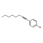 Benzene, 1-bromo-4-(1-octynyl)-