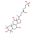 2-[[(4R)-4-[(3R,5R,7R,8R,9S,10S,12S,13R,14S,17R)-2,2,4,4-tetradeuterio-3,7,12-trihydroxy-10,13-dimethyl-3,5,6,7,8,9,11,12,14,15,16,17-dodecahydro-1H-cyclopenta[a]phenanthren-17-yl]pentanoyl]amino]ethanesulfonic acid