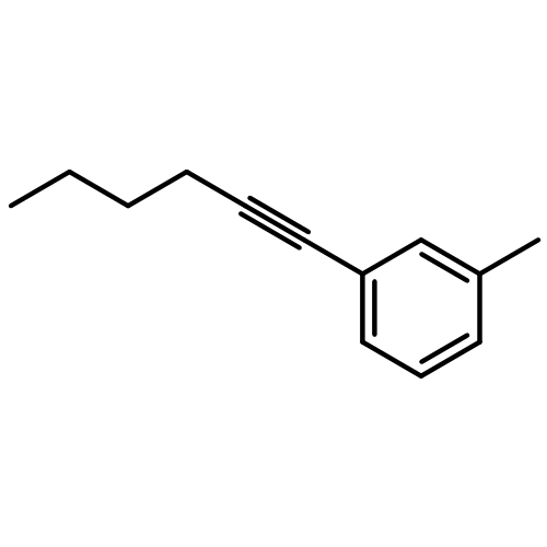 Benzene, 1-(1-hexynyl)-3-methyl-