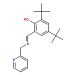 Phenol, 2,4-bis(1,1-dimethylethyl)-6-[[(2-pyridinylmethyl)imino]methyl]-