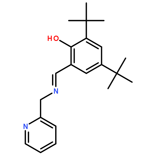 Phenol, 2,4-bis(1,1-dimethylethyl)-6-[[(2-pyridinylmethyl)imino]methyl]-