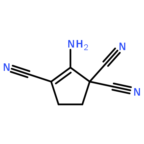 2-Cyclopentene-1,1,3-tricarbonitrile,2-amino-