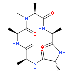 Cyclo(D-alanyl-L-alanyl-L-alanyl-N-methyl-L-alanyl-L-alanyl)