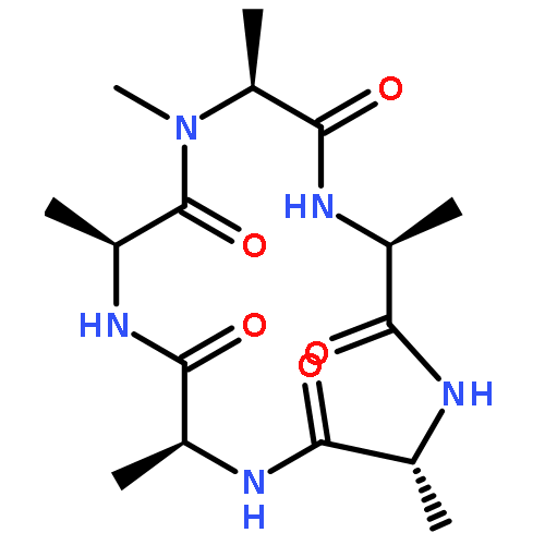 Cyclo(D-alanyl-L-alanyl-L-alanyl-N-methyl-L-alanyl-L-alanyl)