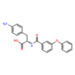 L-Phenylalanine, 4-amino-N-(3-phenoxybenzoyl)-