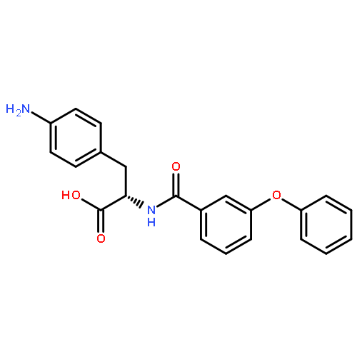 L-Phenylalanine, 4-amino-N-(3-phenoxybenzoyl)-