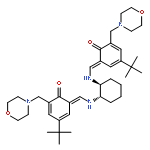 (6Z,6'Z)-6,6'-{(1S,2S)-cyclohexane-1,2-diylbis[imino(Z)methylylidene]}bis[4-tert-butyl-2-(morpholin-4-ylmethyl)cyclohexa-2,4-dien-1-one]